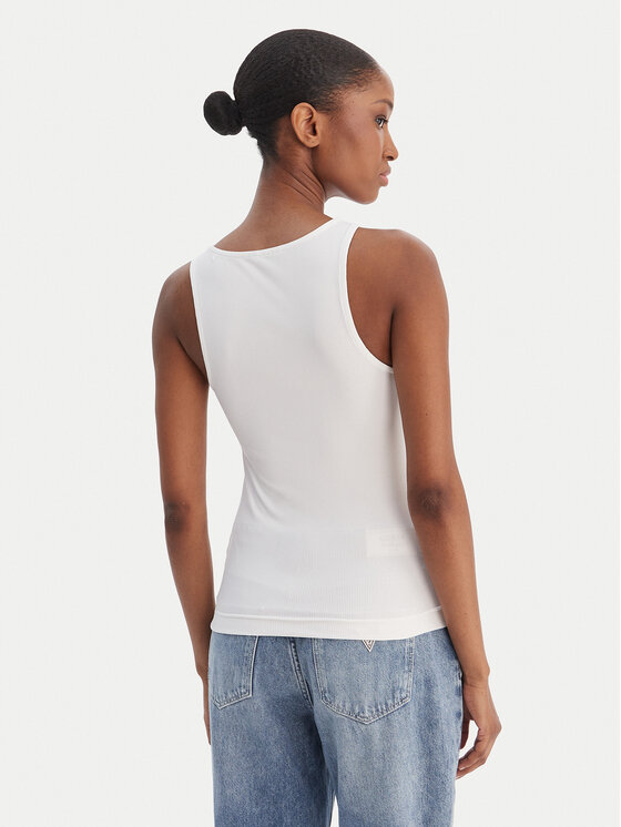 Guess Guess Топ W6RP39 KD092 Білий Regular Fit