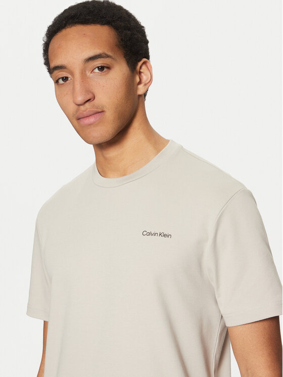 Calvin Klein Calvin Klein Футболка Micro Logo K10K109894 Бежевий Regular Fit