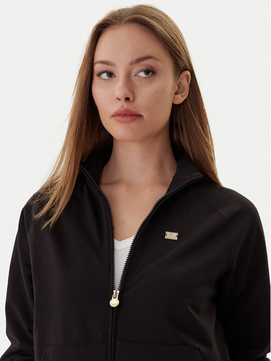 EA7 Emporio Armani EA7 Emporio Armani Mikina 7W000457 AF13135 UC001 Černá Regular Fit