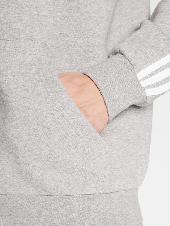 adidas adidas Mikina 3-Stripes ED5969 Sivá Regular Fit