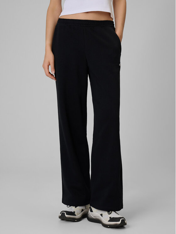 4F 4F Spodnie dresowe basic Czarny Regular Fit