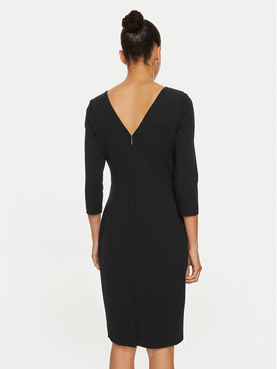 Calvin Klein Calvin Klein Kokteilinė suknelė K20K207470 Juoda Slim Fit