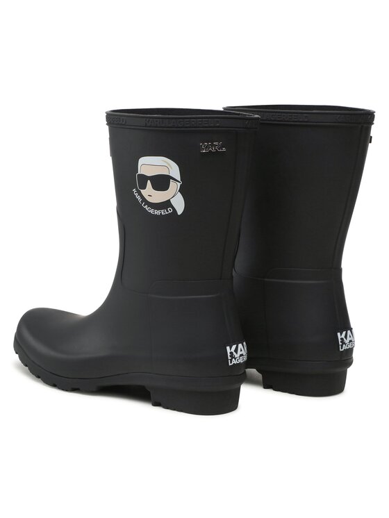 KARL LAGERFELD KARL LAGERFELD Гумени ботуши KL47073N Черен