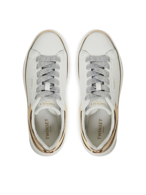 TWINSET TWINSET Сникърси 251TCP042 Бял