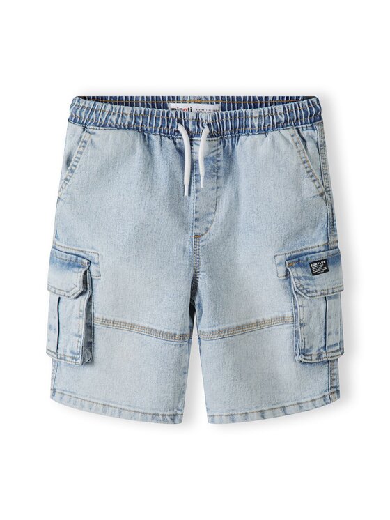 MINOTI MINOTI Szorty jeansowe 23short43 Błękitny Regular Fit