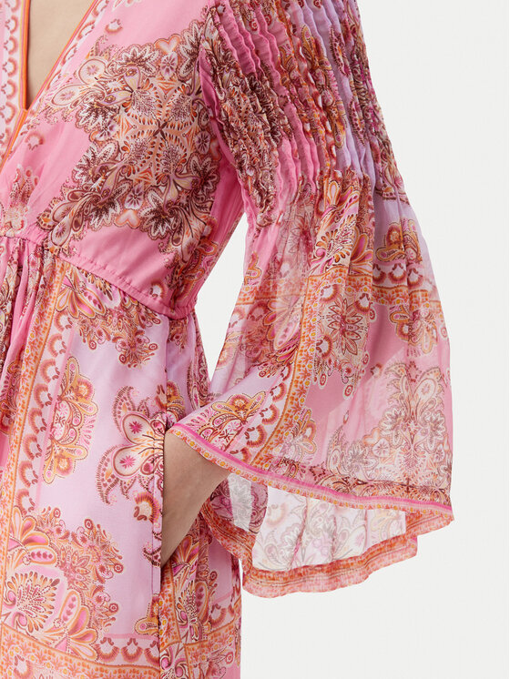 Hale Bob Hale Bob Sommerkleid with silk 4YAS616A Rosa Regular Fit