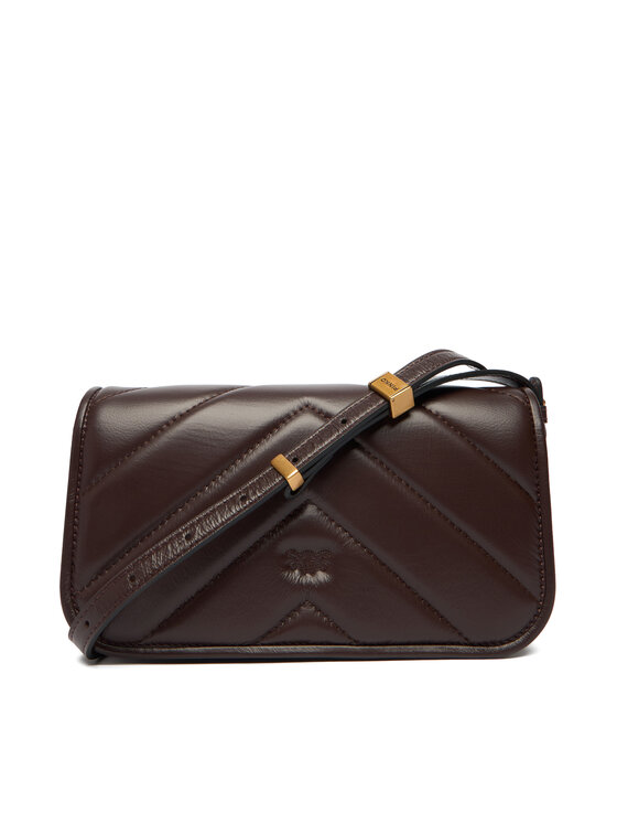 PINKO PINKO Geantă Love Box Baguette Al 25-26 PLTT 105083 A2W2 Maro
