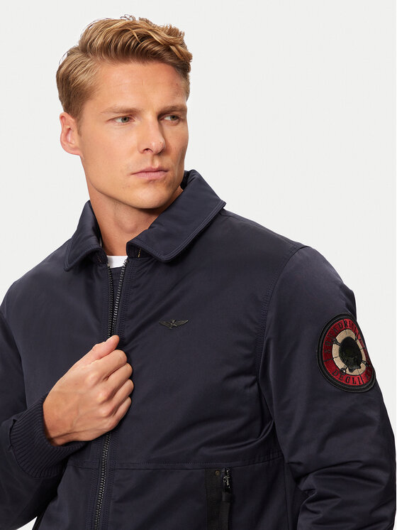 Aeronautica Militare Aeronautica Militare Μπόμπερ μπουφάν 242AB2190CT3376 Σκούρο μπλε Regular Fit