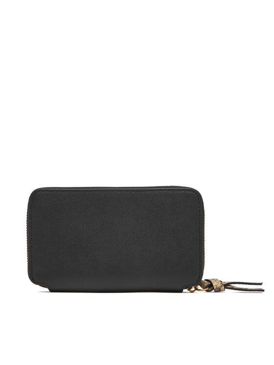Tommy Hilfiger Tommy Hilfiger Портфейл Th Leather Med Za Wallet AW0AW18939 Черен