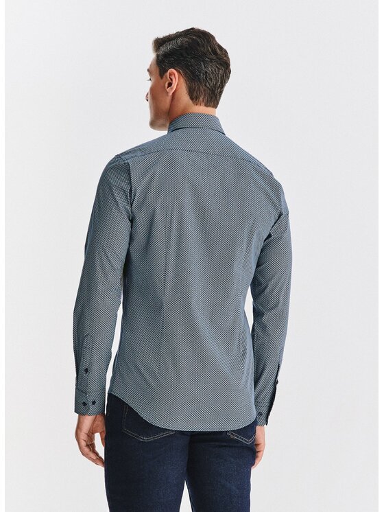 Pako Lorente Pako Lorente Koszula P25WF-1X-014 Granatowy Slim Fit