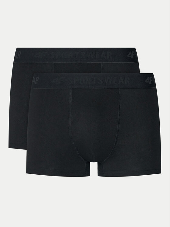 4F 4F Bokseru komplekts 4FAW23UBXSM027 Melns Slim Fit