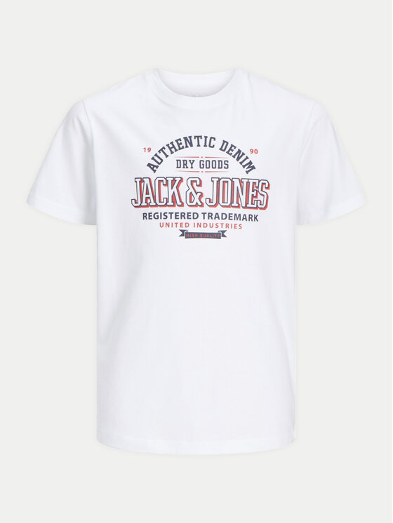 Jack&Jones Junior Jack&Jones Junior Marškinėliai Logo 12258876 Balta Regular Fit