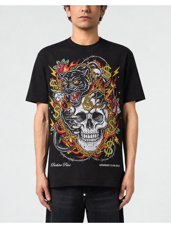 PHILIPP PLEIN PHILIPP PLEIN T-shirt 32092 Nero Regular Fit