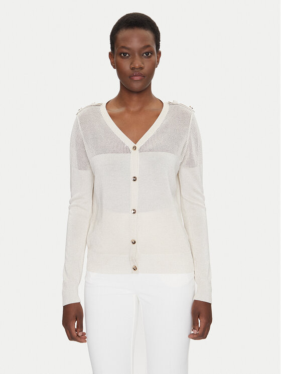 Fracomina Fracomina Cardigan FS25ST8001K51401 Auriu Regular Fit