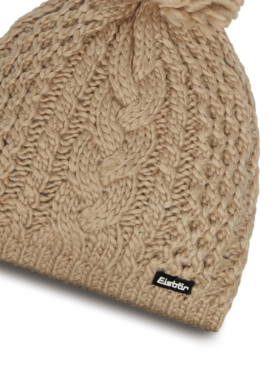 Eisbär Eisbär Kepurė Afra Pompon 75039 156 Pilka