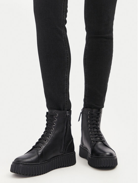 Clarks Clarks Čizme Torhill Rise 26173870 Crna