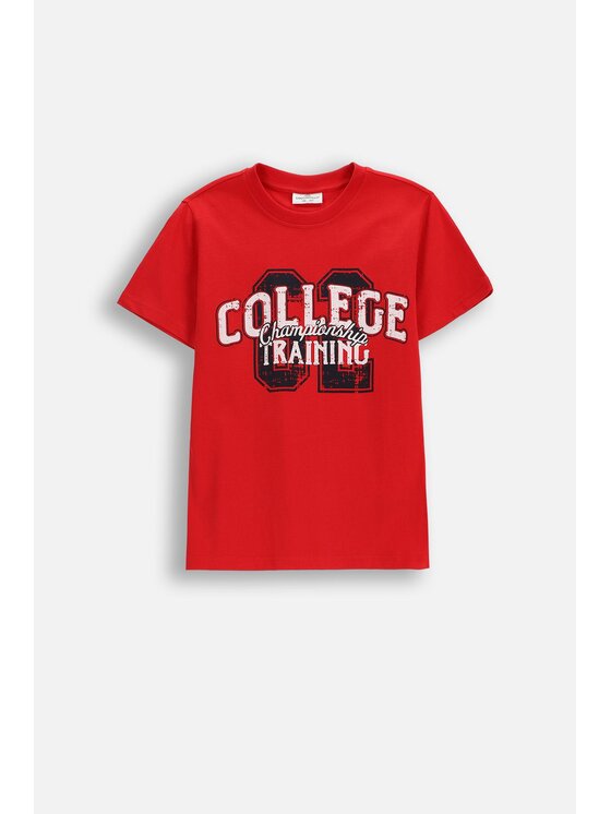 Coccodrillo Coccodrillo T-Shirt WC6143228VBA-009 Czerwony Regular Fit