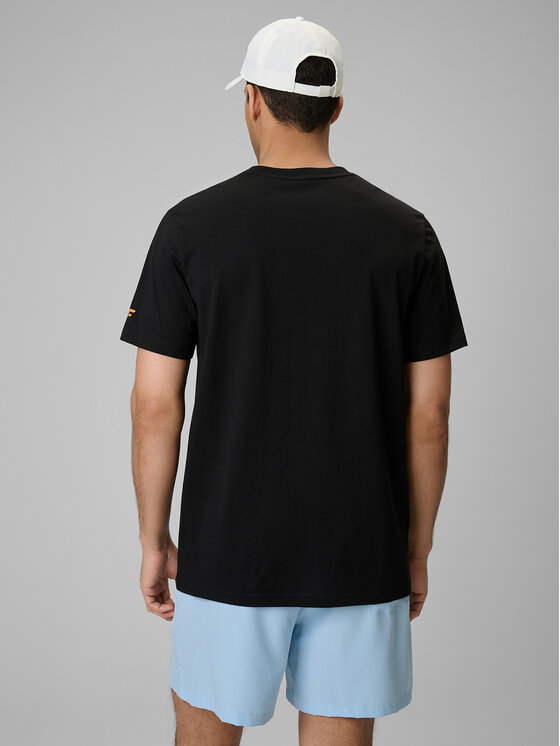 4F 4F T-Shirt BEACHWEAR Czarny Regular Fit