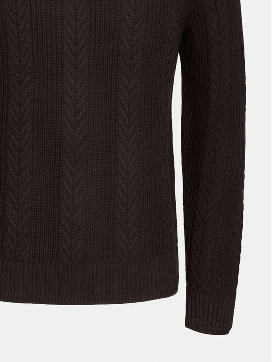 Jack & Jones Jack & Jones Sweter 12261436 Czarny Regular Fit