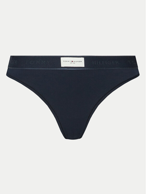 Tommy Hilfiger Tommy Hilfiger Stringi UW0UW04812 Tumši zils