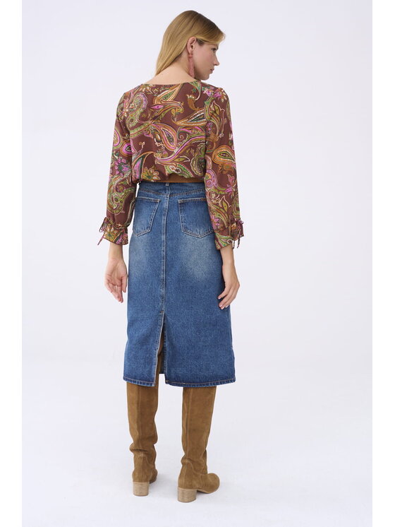 blue shadow blue shadow Bluzka Kylie BS Kolorowy Standard Fit