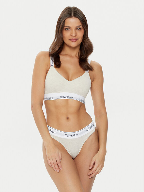 Calvin Klein Underwear Calvin Klein Underwear Stringid 0000F3786E Beež