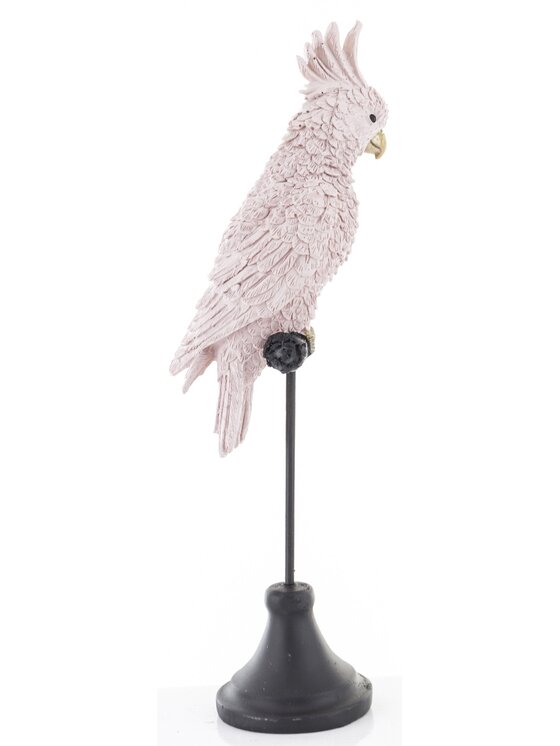 MIAhome MIAhome Figurka papuga 33x8x8 cm PAPPAGALLO różowa Różowy