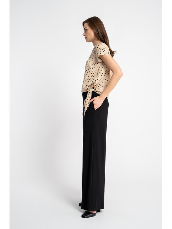 CLICK CLICK Μπλουζάκι 10-6840 Μπεζ Comfortable Fit