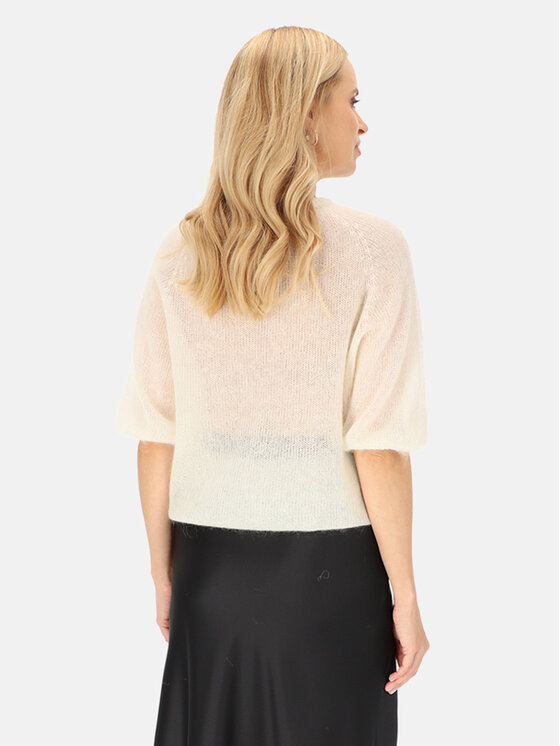 L’AF L’AF Sweter Era Biały Regular Fit