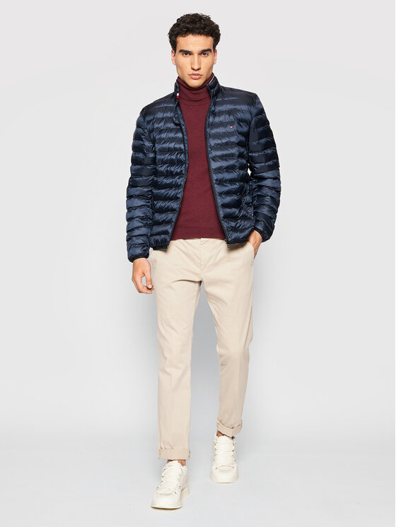 Tommy Hilfiger Tommy Hilfiger Kurtka przejściowa Core Circular MW0MW18763 Granatowy Regular Fit