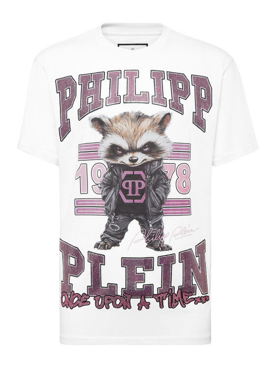 PHILIPP PLEIN PHILIPP PLEIN T-shirt 26223 Bianco Regular Fit
