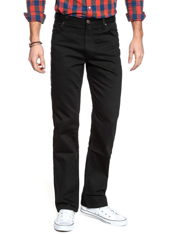 Lee Lee Jeansy BROOKLYN Czarny Straight Fit