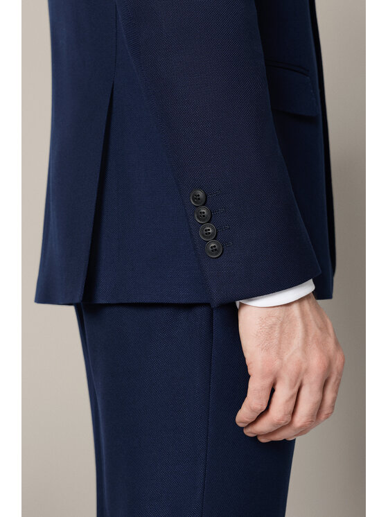 Lancerto Lancerto Garnitur Siracusa GA073126000001 Granatowy Slim Fit