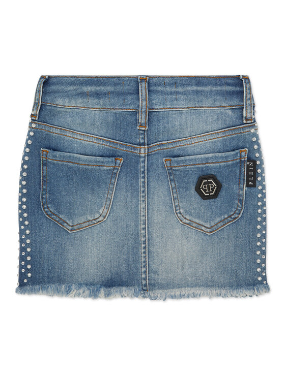 PHILIPP PLEIN PHILIPP PLEIN Spódnica 28121 Niebieski jasny Comfort Fit