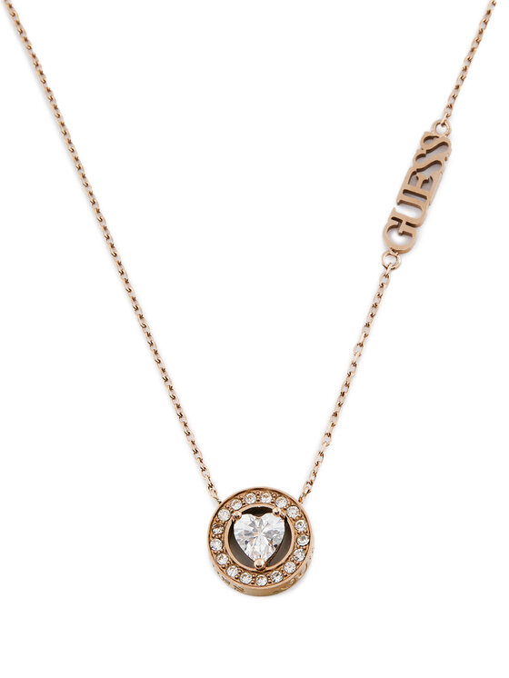 Guess Guess Schmuckset Halskette und Ohrringe JUBS04 694JW Goldfarben