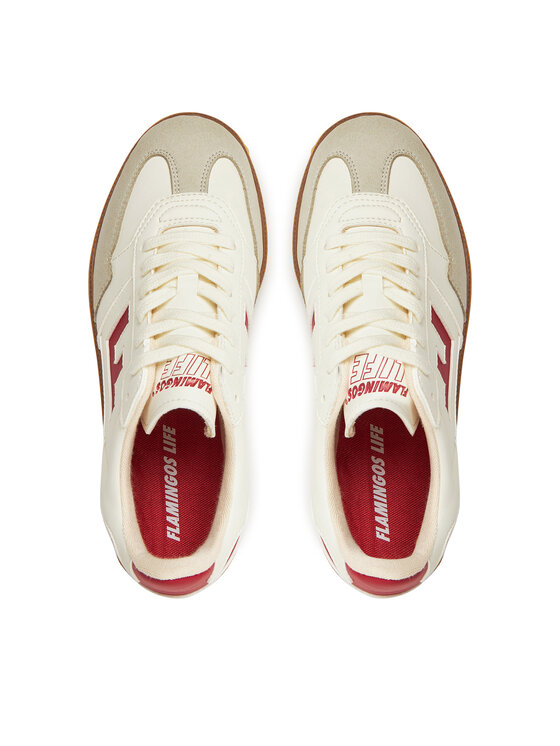 Flamingos Life Flamingos Life Sneakersy Burela Slim Biały