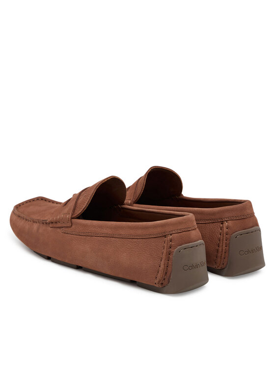 Calvin Klein Calvin Klein Mokasyny Driver Penny Nu HM0HM01866 Brązowy