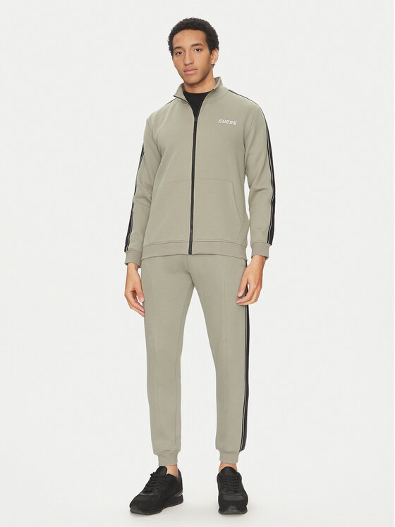 Guess Guess Majica dugih rukava Z2YQ10 KB3P2 Zelena Regular Fit