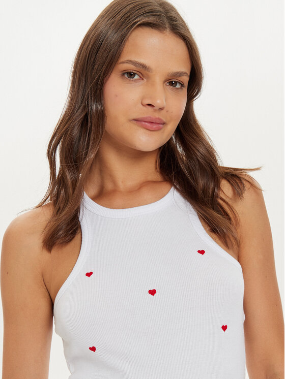 Noisy May Noisy May Top 27033216 Bijela Regular Fit