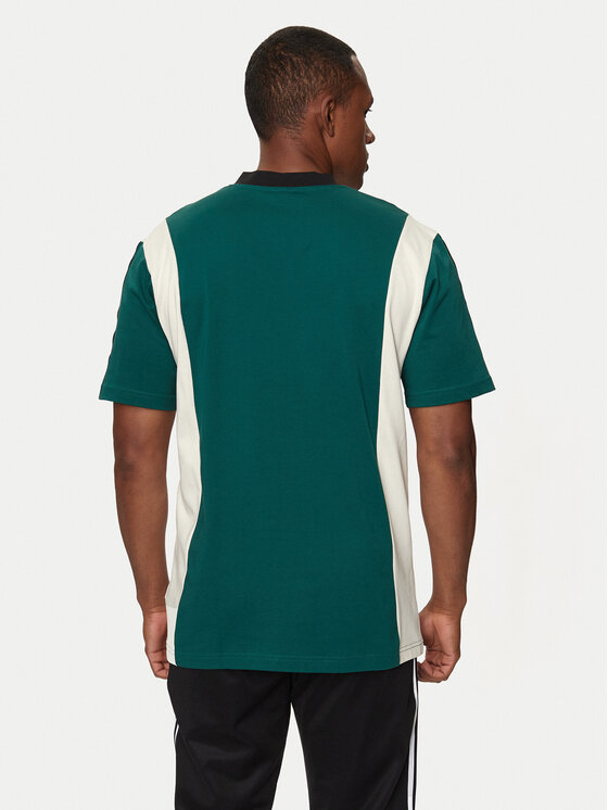 adidas adidas T-Shirt Archive Panel IS1406 Grün Regular Fit