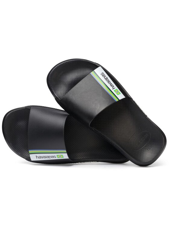 Havaianas Havaianas Klapki HAVAIANAS Ciabatta Unisex adulto Hav. Slide Brasil 4147319.0090 Nero Czarny