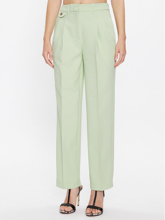 Selected Femme Selected Femme Hlače Doah 16088117 Zelena Regular Fit