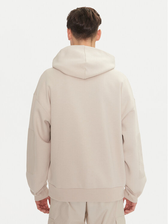 Champion Champion Majica dugih rukava 220420 Écru Loose Fit