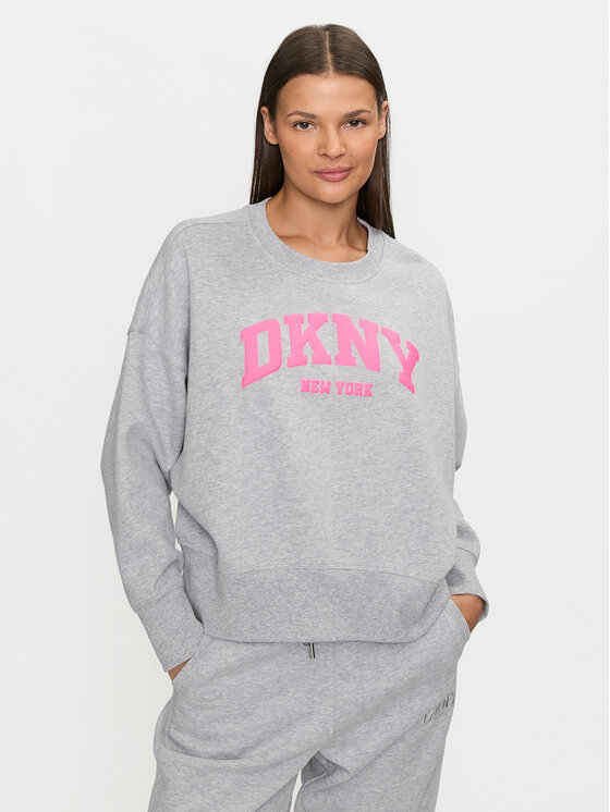 DKNY Sport Bluză DP4T9944 Gri Loose Fit