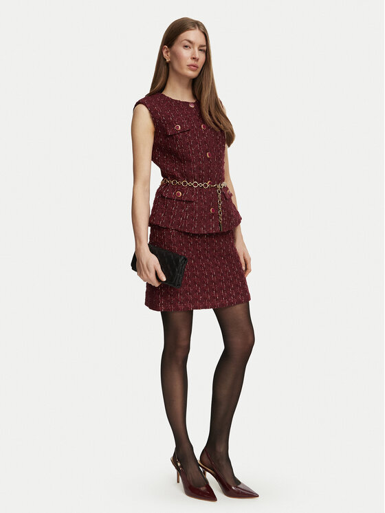 Marciano Guess Marciano Guess Kamizelka G6BN03 W4327 Bordowy Regular Fit