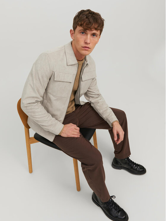 Jack&Jones Jack&Jones Jakna od imitacije kože Payton 12213082 Bež Regular Fit