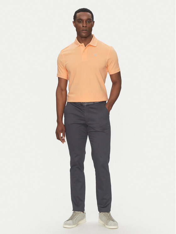 Barbour Barbour Polokošile Original Sports MML0358CO12 Oranžová Tailored Fit