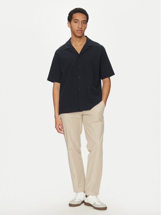 BOSS BOSS Košile 50536745 Tmavomodrá Relaxed Fit