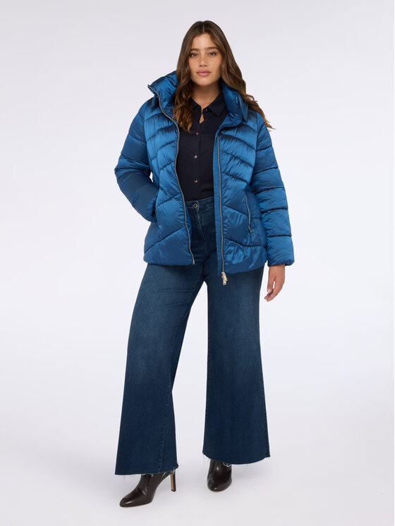 Fiorella Rubino Fiorella Rubino Giubbotto piumino F439T001340N034 Blu Regular Fit