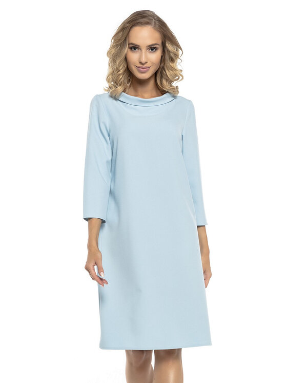 Tessita Tessita Sukienka codzienna T245 Niebieski Straight Fit